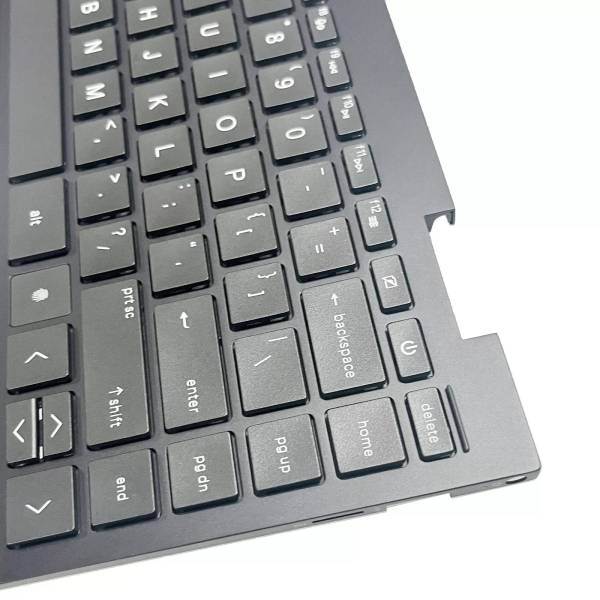 Carcasa superioara cu tastatura palmrest Laptop 2-in-1, HP, Envy X360 13-BD, 13T-BD, TPN-C152, L94518-001, AM2UT000410, AM2UT000900, iluminata, maronie, layout US