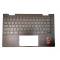 Carcasa superioara cu tastatura palmrest Laptop 2-in-1, HP, Envy X360 13-BD, 13T-BD, TPN-C152, L94518-001, AM2UT000410, AM2UT000900, iluminata, maronie, layout US