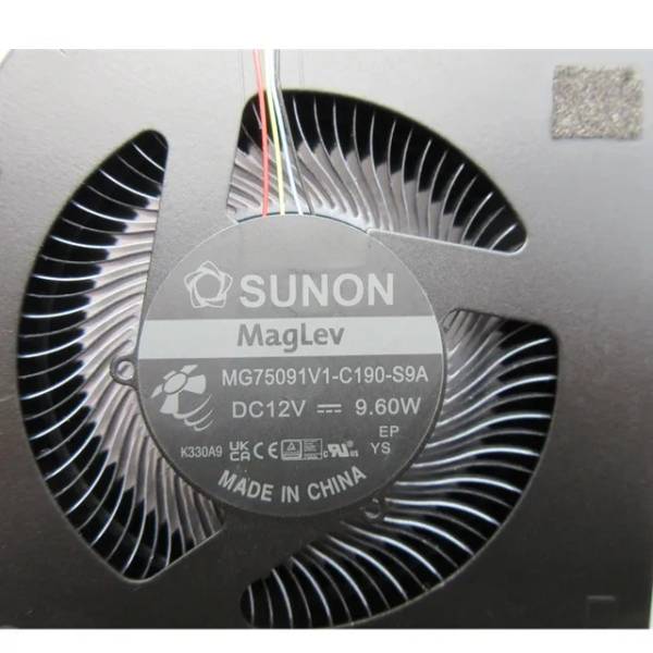 Cooler procesor Laptop Gaming, HP,Omen 16Z-X, N48065-001, MG75091V1-C190-S9A, DC280016GS0SUO3, 12V, 9.60W, CPU