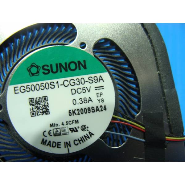 Cooler procesor Laptop, Dell, XPS 15 9510, P91F, P91F002, FK50V, 0FK50V, EG50050S1-CG31-S9A, DC28000U1SL, 5V, 0.38A, CPU