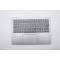 Carcasa superioara cu tastatura iluminata palmrest Laptop, Lenovo, IdeaPad 720S-13ARR Type 81BR, 5CB0P18900, AM168000120, iluminata, argintie layout US