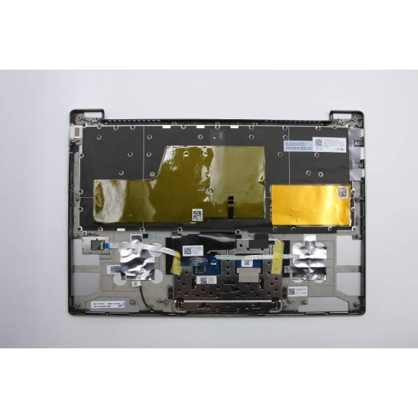 Carcasa superioara cu tastatura iluminata palmrest Laptop, Lenovo, IdeaPad 720S-13ARR Type 81BR, 5CB0P18900, AM168000120, iluminata, argintie layout US
