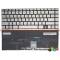Tastatura Laptop 2-in-1, HP, Spectre X360 14-EA, TPN-Q250, iluminata, argintie, layout US