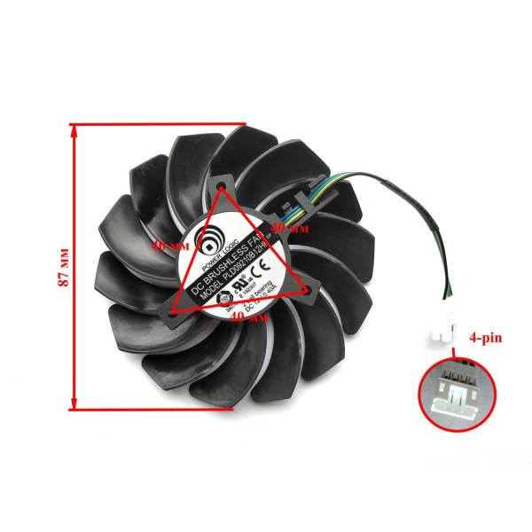 Cooler placa video Desktop, MSI, Super Ventus RTX RTX3060, RTX3070, RTX3080, RTX3090, PLD09210B12HH, 85mm, 12A, 0.40A, 4 pini Cooler placa video Desktop, MSI, Super Ventus RTX RTX3060, RTX3070, RTX3080, RTX3090, PLD09210B12HH, 85mm, 12A, 0.40A, 4 pini