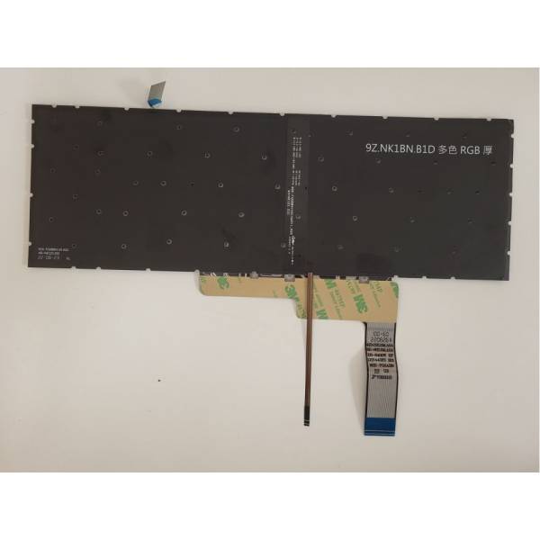 Tastatura Laptop Gaming, MSI, Sword 17 A11UC, A11UD, A11UE, A11SC, cu iluminare albastra, conector 6 pini, layout US