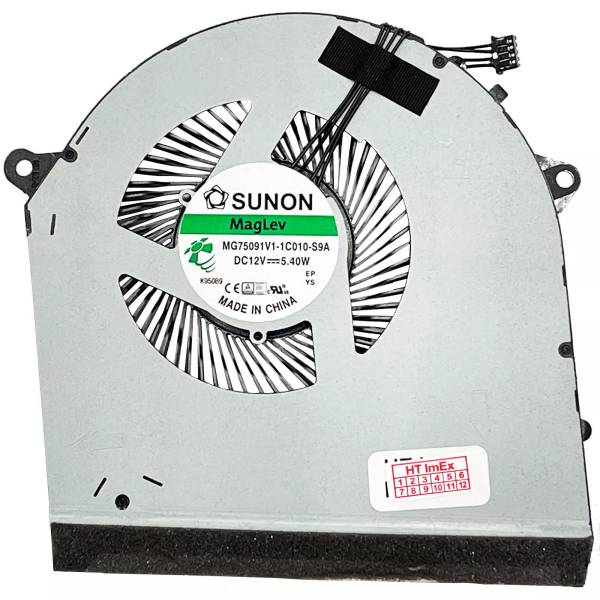 Cooler placa video Laptop, HP, Omen 5 Plus 17-CB, 17T-CB, TPN-C144, L57367-001, MG75091V1-1C010-S9A, 12V, 5.40W, GPU, 12mm grosime