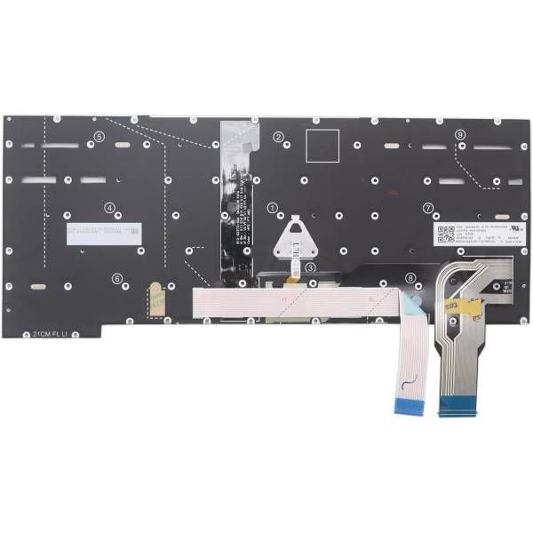 Tastatura Laptop, Lenovo, ThinkPad P1 Gen 6 Gen 1 Type 21FV, 21FW, iluminata, neagra, layout US