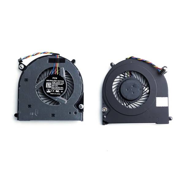 Cooler Laptop, HP, EliteBook 740 G2, 745 G2, 750 G2, 755 G2, 840 G2, 845 G2, 850 G2, 855 G2, 730792-001, 6033B0033202, DFS200005050T, KSB0805HB-CM23, 5V, 0.5A