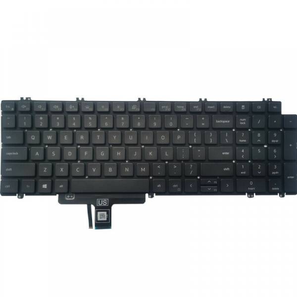 Tastatura Laptop, Dell, Precision 7780, P115F, P115F002, iluminata, neagra, layout US