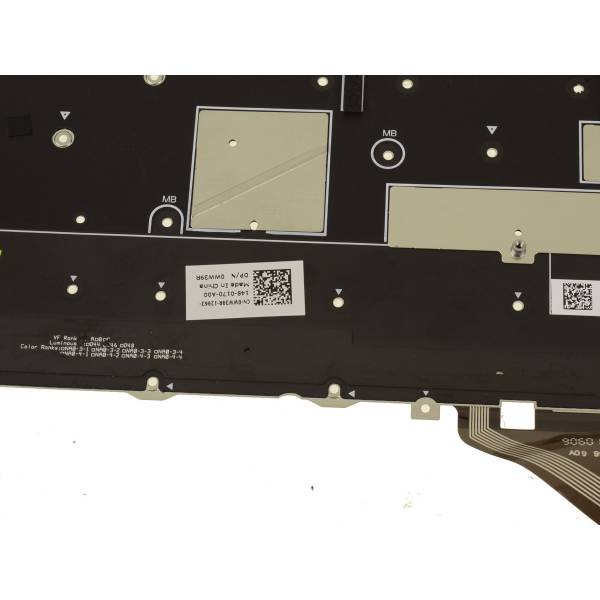 Tastatura Laptop 2-in-1, Dell, XPS 13 7390, 0XD3H3, iluminata, alba, layout US