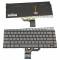 Tastatura compatibila Laptop, HP, Pavilion 13-AN, TPN-Q214, iluminata, gri inchis, layout US
