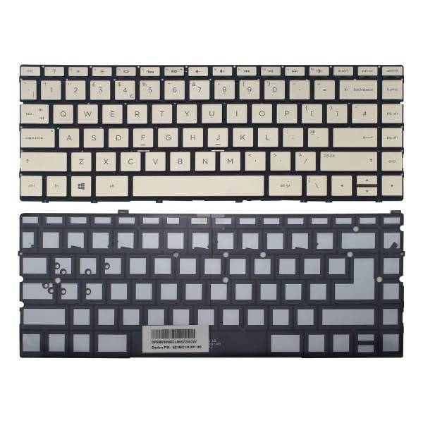 Tastatura Laptop, HP, Spectre X360 13-W, 13T-W, iluminata, aurie, layout US