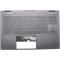 Carcasa superioara cu tastatura palmrest Laptop, HP, Omen 15-EK, 15-EN, 15Z-EN, TPN-Q238, TPN-Q236, M00666-001, KEQ46G3ETA, iluminata, monochrome, layout US