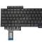 Tastatura Laptop Gaming, Asus, ROG Strix Scar 15 G533Z, G533ZM, G533ZS, G533ZW, G533ZX, iluminata, conector RGB 20 pini, gri, layout US