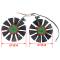 Set coolere placa video PC Desktop, Asus, ROG GTX 1060, 1070, T129215BU, dual fan, 6 pini, 12V, 0.50A, 87mm