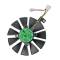 Set coolere placa video PC Desktop, Asus, ROG GTX 1060, 1070, T129215BU, dual fan, 6 pini, 12V, 0.50A, 87mm