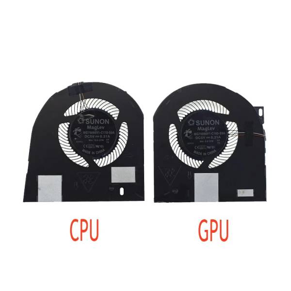 Set coolere compatibile Laptop, Dell, Precision 0PR6WV, 01209N, 0M2F8R, PR6WV, NS85C12-17G23, NS85C13-17G24, 5V, 0.31A