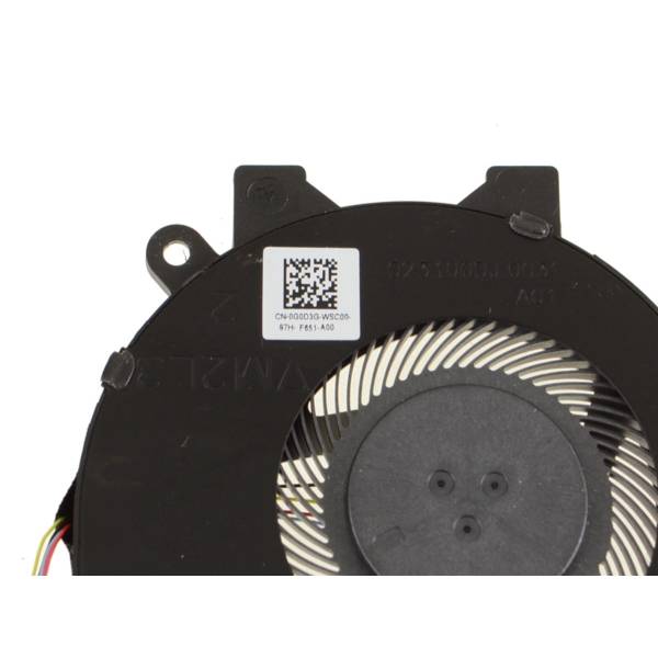 Cooler Laptop, Dell, Vostro 15 5581, P77F, P77F001, 0G0D3G, G0D3G, DFS5K121142620-FKS9, PB6506S05HN, 023.100DJ.0011, 5V, 0.5A