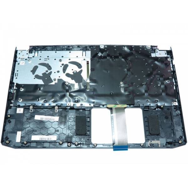 Carcasa superioara cu tastatura Laptop Gaming, Acer, Nitro 5 AN515-54, pentru GTX1050, GTX1650, 6B.Q5AN2.001, AM2K1000500, iluminata, rosie, layout US