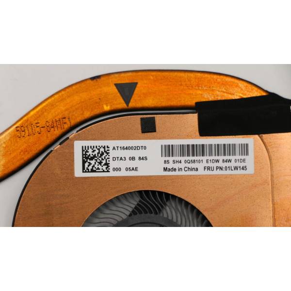 Cooler cu radiator Laptop, Lenovo, ThinkPad L490 Type 20Q5, 20Q6, pentru placa video integrata, 01LW145, AT164002DT0, ND75C20-17E33, 5V, 0.5A