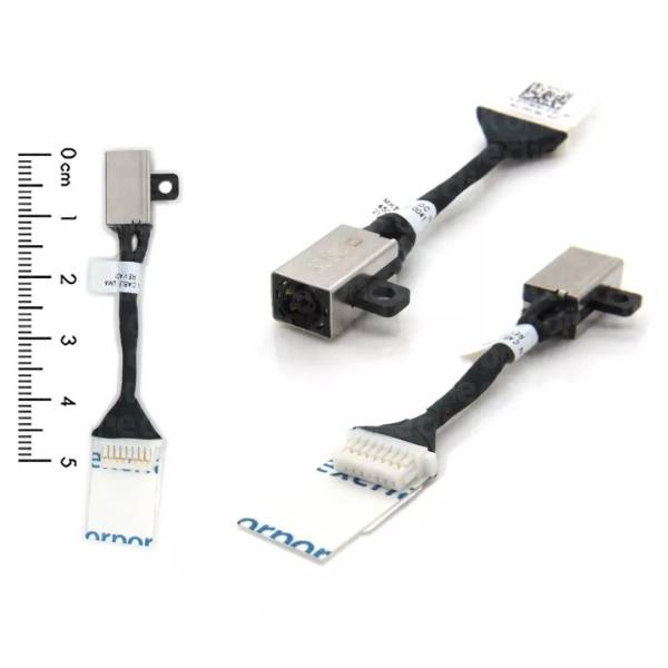 Mufa alimentare Laptop, Dell, Latitude 15 3510, E3510, 7DM5H, 07DM5H, 450.0KD0C.0001, WISTRON MKB L15 DC-IN CABLE (UMA), 5cm
