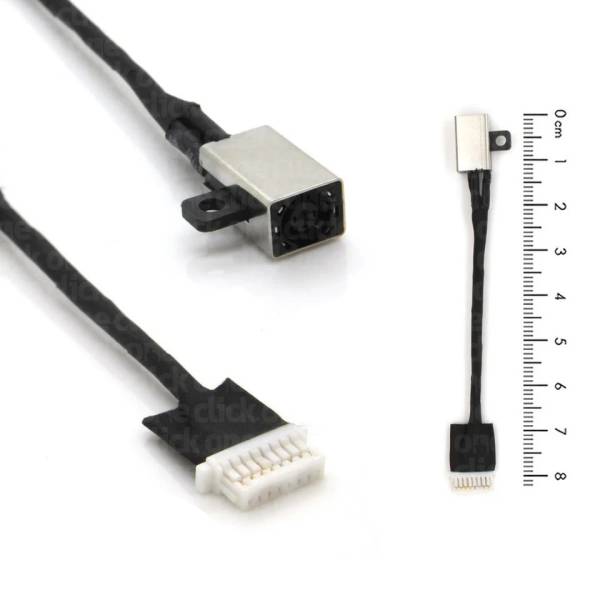 Mufa alimentare Laptop 2-in-1, Dell, Inspiron 15 7500, 7506, 0VGYC4, VGYC4, 450.0K305.001, Hellcat15, 8cm