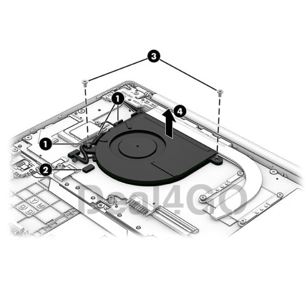 Cooler Laptop, HP, 14-EP, 14T-EP, EG50040S1-CV30-S9A, 6033B0119601, 5V, 0.5A Cooler Laptop, HP, 14-EP, 14T-EP, EG50040S1-CV30-S9A, 6033B0119601, 5V, 0.5A