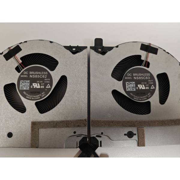 Set coolere Laptop, Lenovo, Legion 5 Pro-16ACH6 Type 82JS, 5H40S20357, NS85C63-20J17, NS85C62-20J15, 5V, 0.50A
