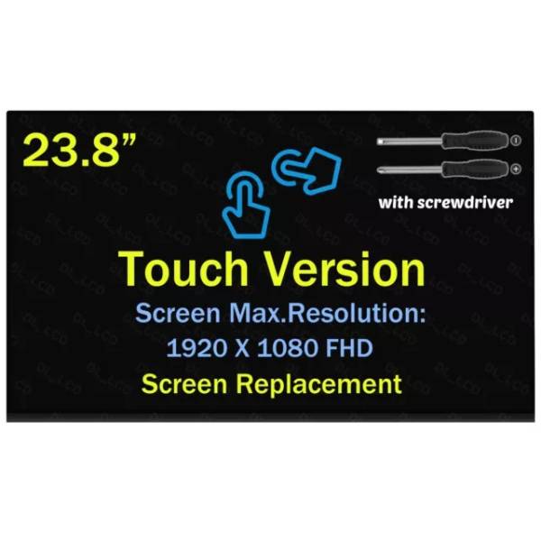 Display Desktop All in One (AIO), Dell, OptiPlex 7400, 7420, 0DH0HT, LM238WF5-SSJ1, LM238WF5(SS)(J1), LM238WF5(S6)(J1), 23.8 inch, 1920x1080, FHD, touch screen, 30 pini