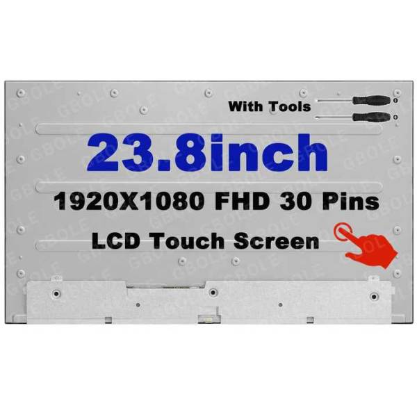 Display Desktop All in One (AIO), Dell, OptiPlex 7400, 7420, 0DH0HT, LM238WF5-SSJ1, LM238WF5(SS)(J1), LM238WF5(S6)(J1), 23.8 inch, 1920x1080, FHD, touch screen, 30 pini