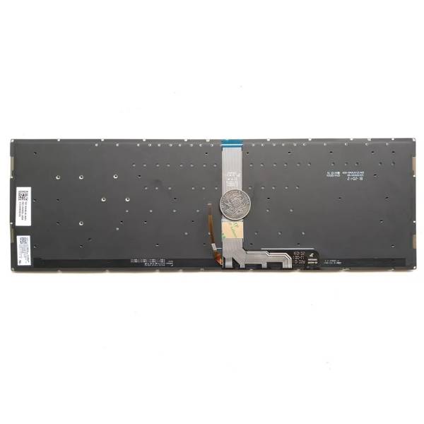 Tastatura Laptop, Asus, Q528E, Q528EH, iluminata, gri inchis, layout US