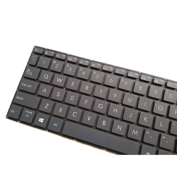 Tastatura Laptop, Asus, Q528E, Q528EH, iluminata, gri inchis, layout US
