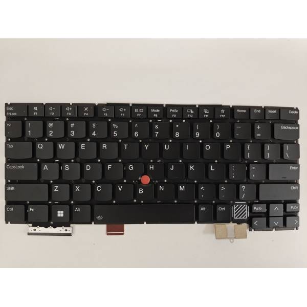Tastatura Laptop, Lenovo, ThikPad X1 Carbon 13th Type 21NS, 21NT, 21NX, 21NY, Deek Black, iluminata, layout US