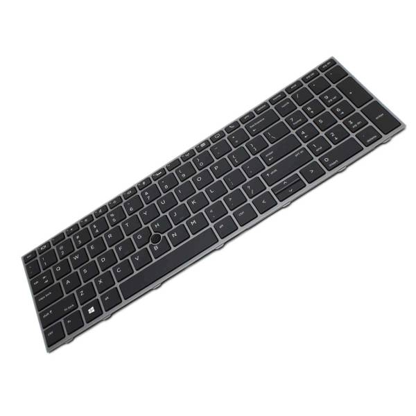 Tastatura Laptop, HP, Zbook 15 G5, iluminata, cu mouse pointer, layout US