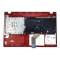 Carcasa superioara cu tastatura palmrest Laptop, Acer, Aspire E5-573, E5-573G, 6B.MVSN7.028, FBZRT001010, rosie, layout US