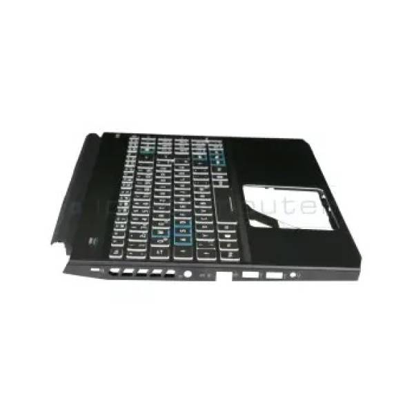 Carcasa superioara cu tastatura palmrest Laptop Gaming, Acer, Predator Helios 300 PH315-52, 6B.Q53N4.002, 6070B1601101, iluminata RGB, layout UK