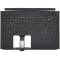 Carcasa superioara cu tastatura palmrest Laptop Gaming, Acer, Predator Helios 300 PH315-52, 6B.Q53N4.002, 6070B1601101, iluminata RGB, layout UK
