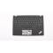 Carcasa superioara cu tastatura palmrest Laptop, Lenovo, ThinkPad X1 Carbon 6th Gen Type 20KH, 20KG, 01LV348, 01LV349, AM12S000F00, iluminata, neagra, layout UK