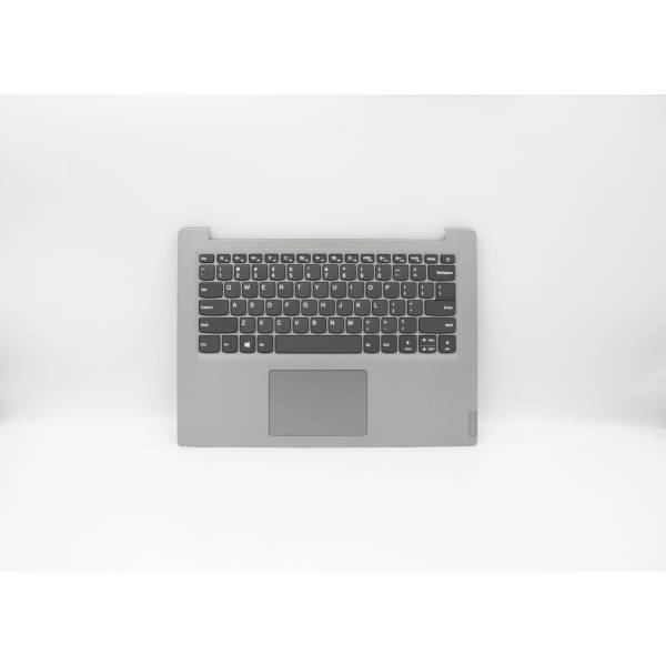 Carcasa superioara cu tastatura palmrest Laptop, Lenovo, Ideapad S145-14API Type 81UV, 5CB0X55775, AP1CS000710, AM1KD000100, gri, layout US