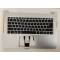 Carcasa superioara cu tastatura palmrest Laptop, Acer, Swift S40-51, 6B.HUSN8.001, HQ20900695000, iluminata, argintie, layout US