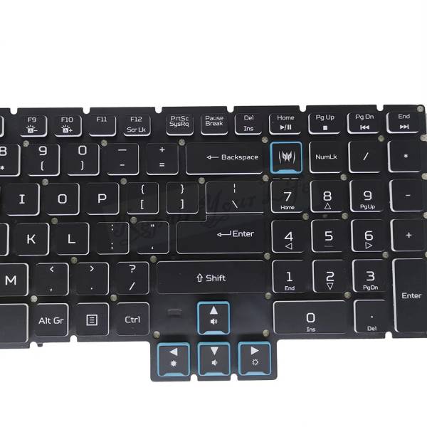 Tastatura Laptop Gaming, Acer, Predator Helios 700 PH717-71, N17Q11, iluminata, RGB, layout US