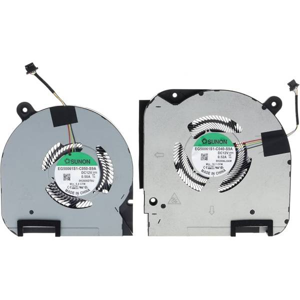 Set coolere Laptop Gaming, Dell, G7 7700, 0WMJ4N, WMJ4N, 0KFDJ9, KFDJ9, EG50061S1-C050-S9A, EG50061S1-C051-S9A, EG50061S1-C040-S9A, EG50061S1-C041-S9A, 12V, 0.5A