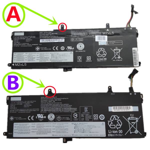 Baterie Laptop, Lenovo, ThinkPad T15 Gen 2 Type 20W4, 20W5, 5B10W51832, 3ICP5/88/70, L18M3P71, 11.52V, 4830mAh, 57Wh