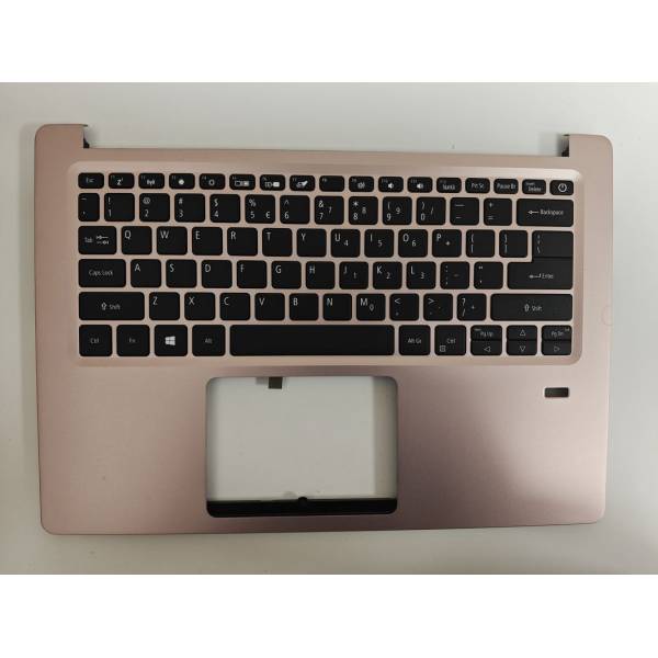 Carcasa superioara cu tastatura palmrest Laptop, Acer, Aspire 1 SF114-32, N17W6, 6B.GZPN1.009, roz, layout US