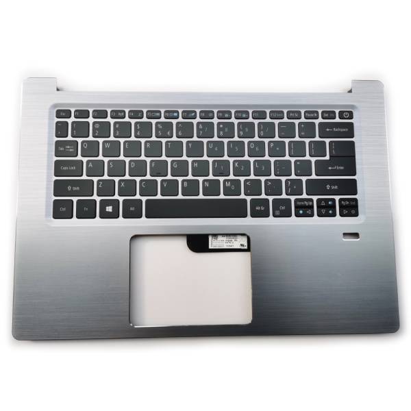 Carcasa superioara cu tastatura palmrest Laptop, Acer, Swift 3 SF314-52, SF314-52G, N17P3, 6B.GQMN5.001, 13N1-20A0501, iluminata, argnitie, layout US