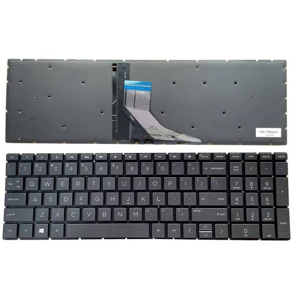 Tastatura palmrest Laptop, HP, Pavilion X360 15-CR, 15T-CR, TPN-W132, iluminata, gri, layout US