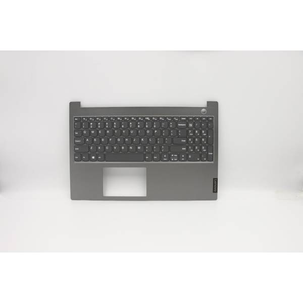 Carcasa superioara cu tastatura palmrest Laptop, ThinkBook 15-IIL Type 20SM, 5CB0W45467, 4FLVATALV50 3B, Mineral Grey, layout US