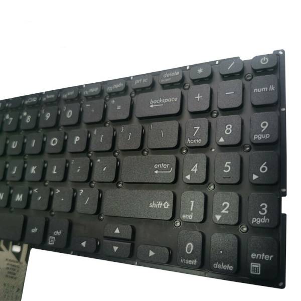 Tastatura Laptop, Asus, VivoBook 15 R564D, R564DA, R564DK, R564F, R564FA, R564FJ, R564J, R564JA, R564U, R564UA, neagra, layout US