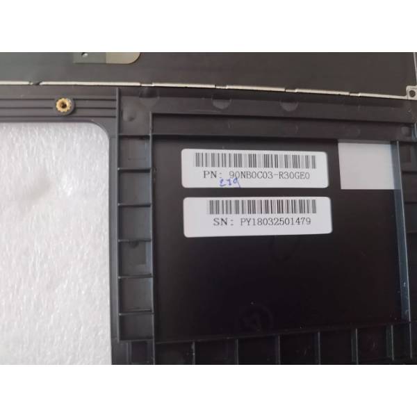 Carcasa superioara cu tastatura palmrest Laptop 2-in-1, Asus, ZenBook Flip UX360U, UX360UA, UX360UAK, 90NB0C03-R30GE0, 13NB0C03AM03211, iluminata, neagra, layout DE (germana)