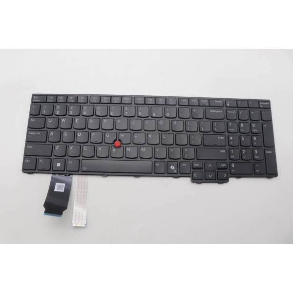Tastatura Laptop, Lenovo, ThinkPad T16 Gen 4 Type 22AW, 22AX, 21QE, 21QF, 21QN, 21QQ, 5N21Q49561, iluminata, neagra, layout US